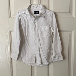 Place Kids Classic White Button-Down Shirt